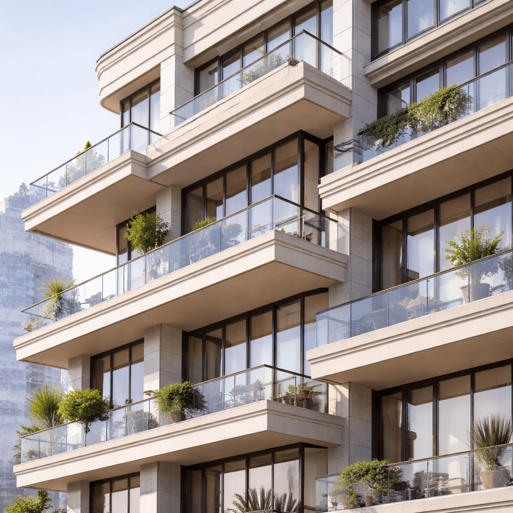 Modern U.S. residential building